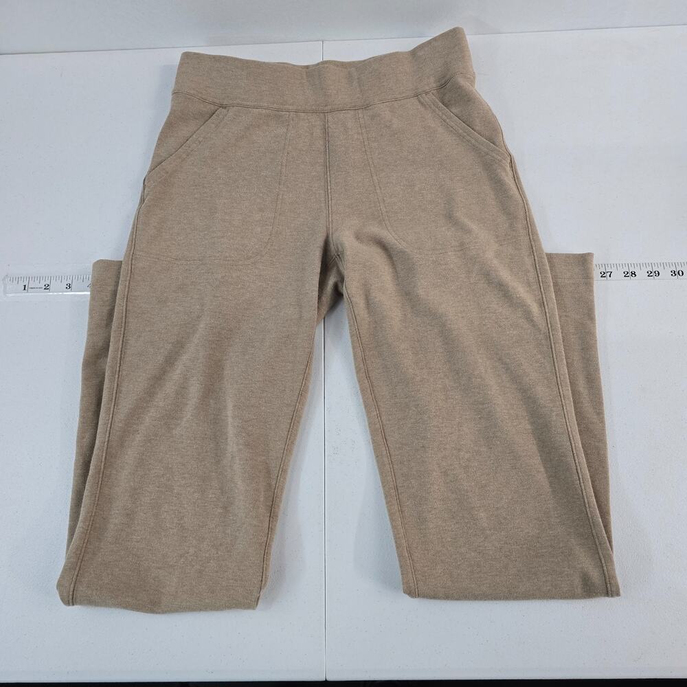 Duluth Women’s Ponte Knit Boot Cut Pants Beige Stretch S x 31 (3237-26) 5995